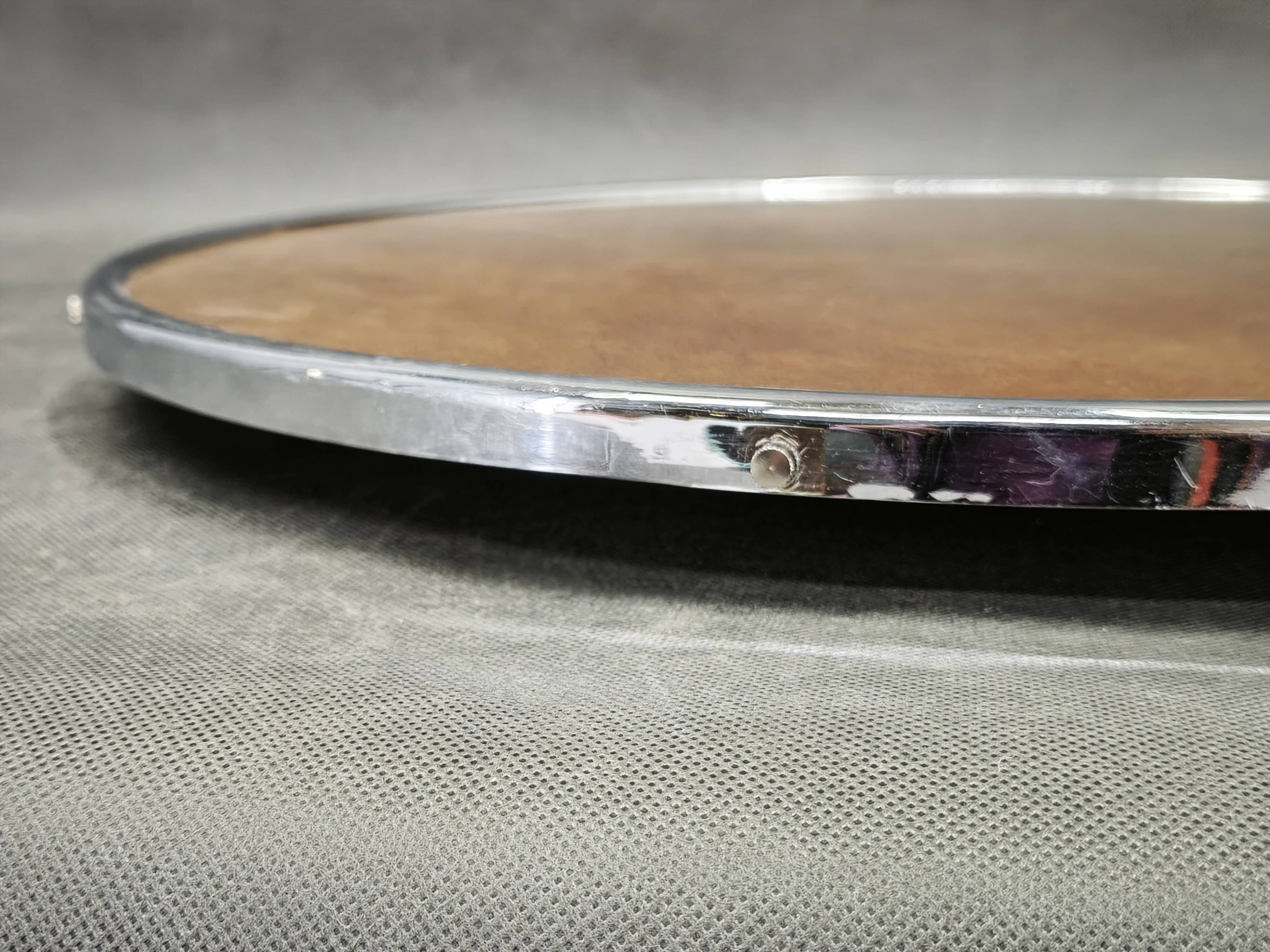 Elegant rotating serving tray Art Deco produced in Czechoslovakia in the 1940s.