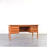 Mid-Century Danish Teak Desk, 1970s.