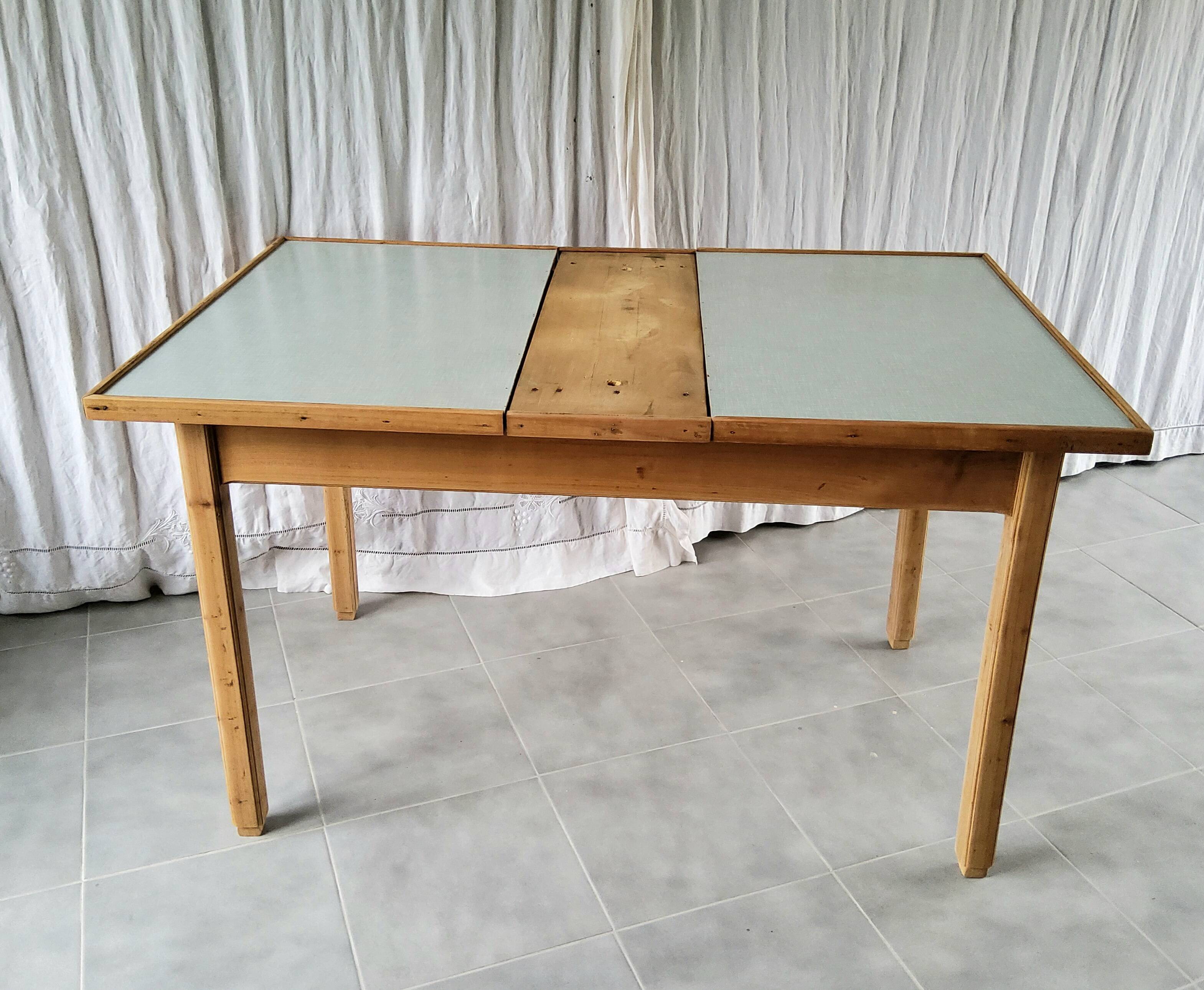 Table de ferme extensible