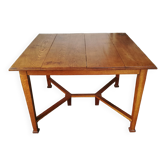 Golden oak table, Art Nouveau