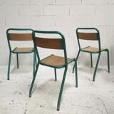 3 Tolix school chairs