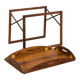 Vintage Rosewood Butler's Tray table by Svend Langkilde, Denmark, 1960s