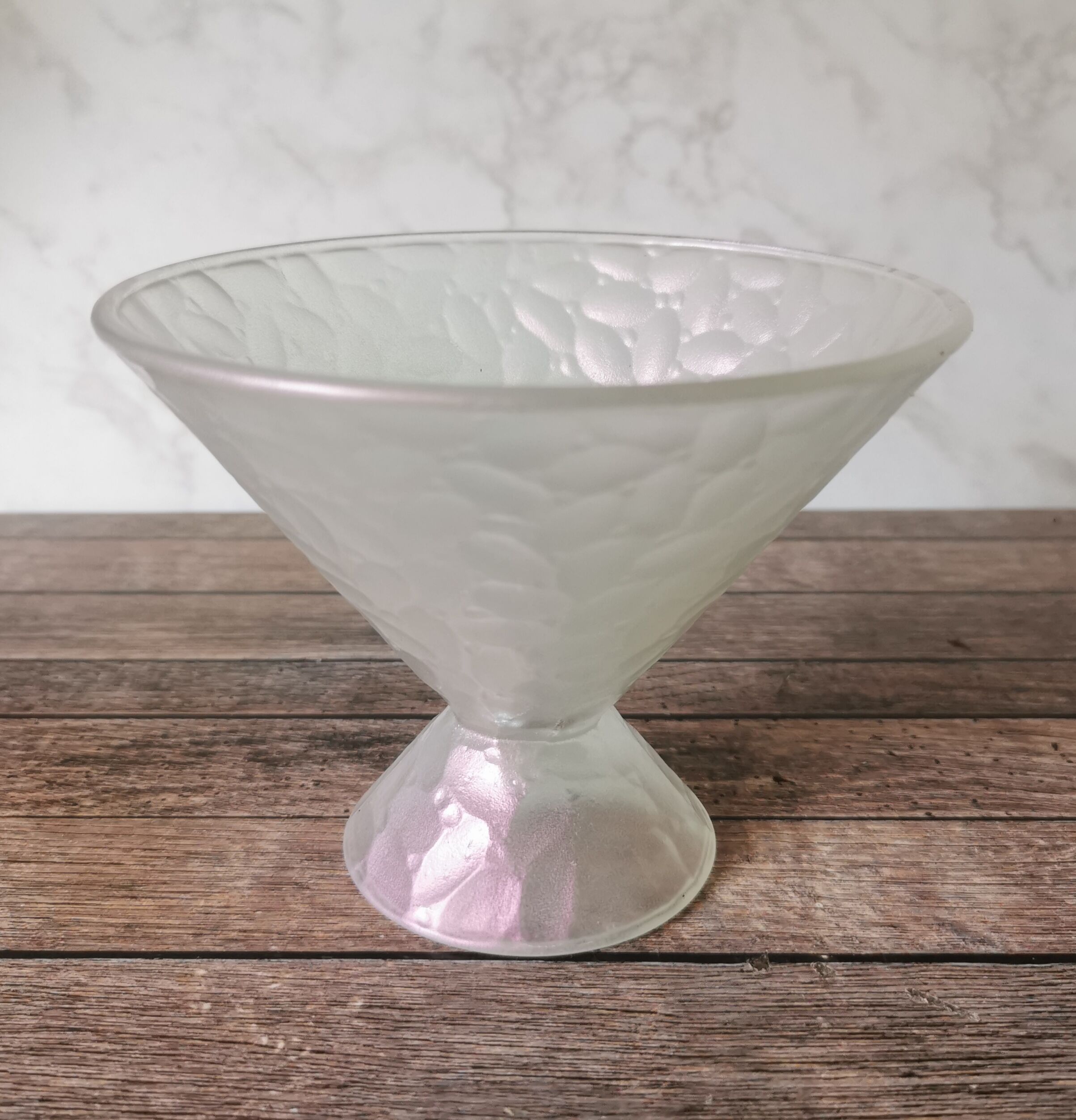 Fruit cups/iridescent glass ice