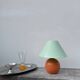 Two-tone ceramic bedside lamp 1980