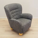 Grey armchair, Scandinavian design, production: Denmark