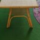 Bamboo rattan coffee table