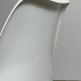 Eero Saarinen chaises tulipes en cuir blanc