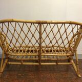 Rattan bench