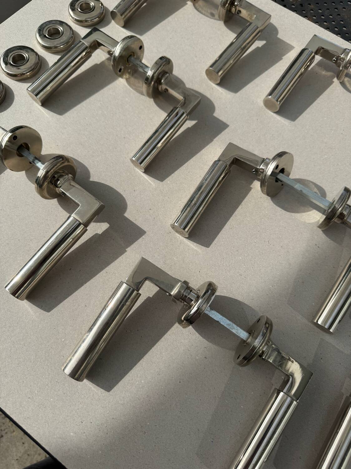 Lot of reissue door handles - Walter Gropius and Adolf Meyer, Bauhaus ve