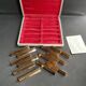 2968 and 2969 – Box of 12 gilded copper knife holders – Navarre factories in Évreux (Eure)