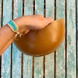 Large stoneware salad bowl