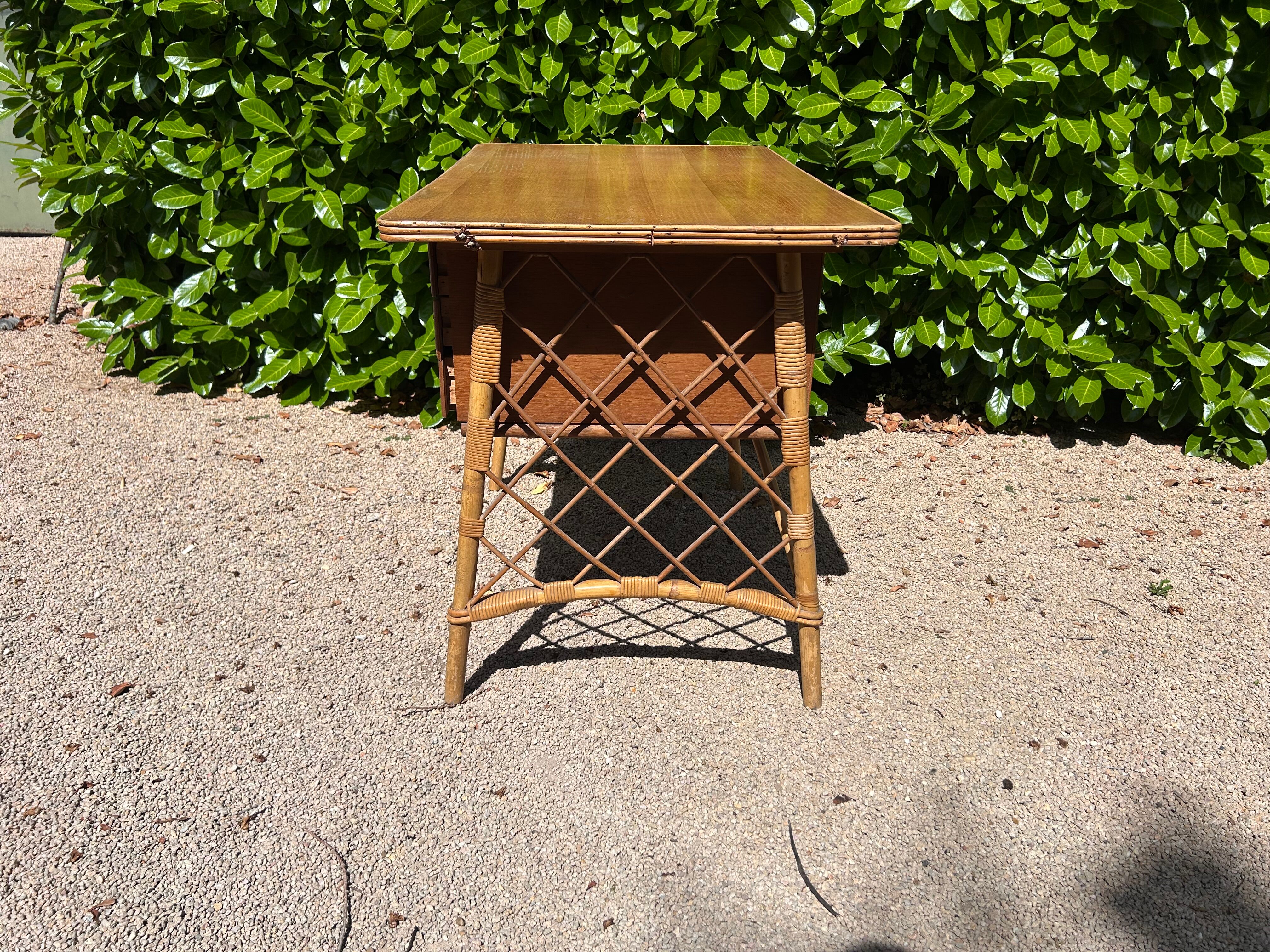 Rattan desk