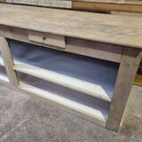 Old oak shop counter