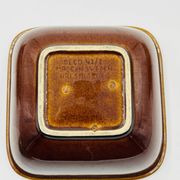 Lot 3 plats carrés en grès Deco Hälsingborg K.J. Svensson