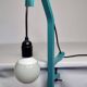 Designer desk lamp model O10 turquoise blue by Guillaume Delvigne for Specimen Editions