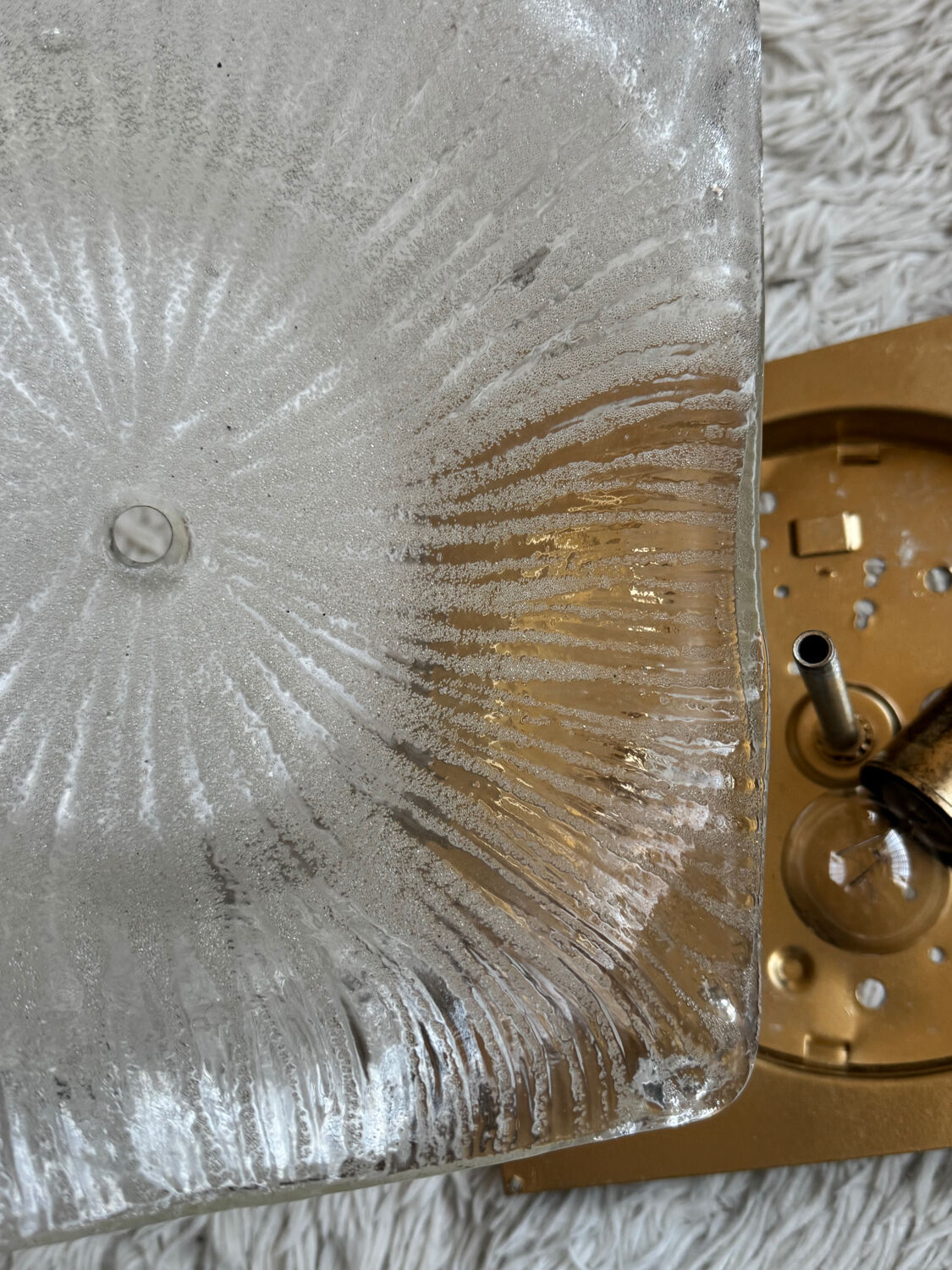 Murano glass wall sconce from the 1970s