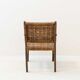Fauteuil bridge en bois et corde, 1960