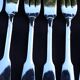 12 Silver Plated Fish Cutlery Sets (Forks + Knives)