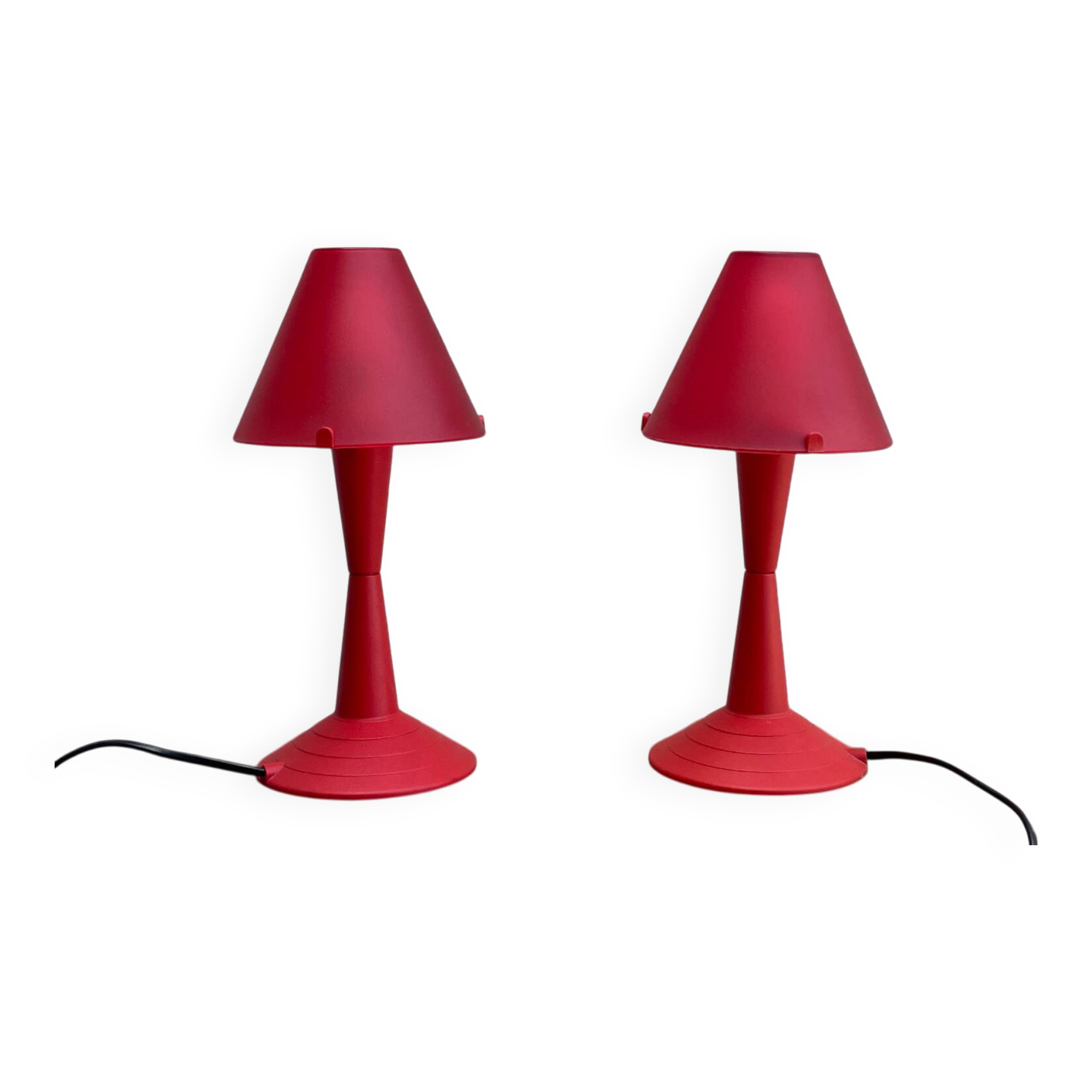 Pair of Italian Veneta Lumi lamps