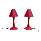 Pair of Italian Veneta Lumi lamps