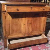 Buffet support in walnut empire era