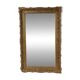 Large Gold Baroque Style Mirror Gilded Frame Acanthus Flowers 110cm