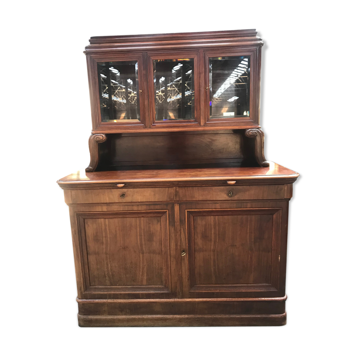 Buffet two English mahogany bodies