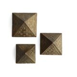 Brass pyramid paper press, 70s