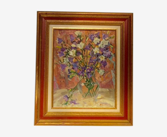 Tableau de peintre Michael Kokin 1921-2009 Huile sur toile dimension : hauteur -41cm- largeur–33