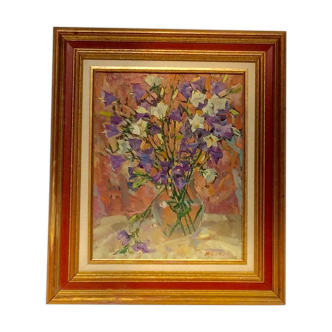 Tableau de peintre Michael Kokin 1921-2009  Huile sur toile dimension : hauteur -41cm- largeur–33