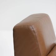 Canapé en cuir modulaire, fabriqué par Durlet, Belgique, années 1970.