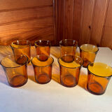 Set of 8 vintage glasses Duralex