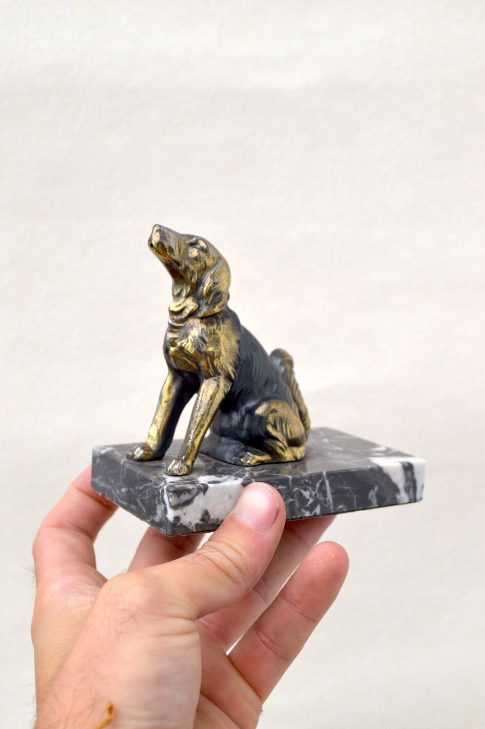 Pair of dog bookends