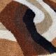 Vintage Modernist Multi-Color High Pile Rya Rug by Concepts Intenational, 1970s