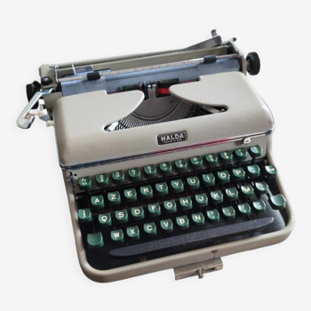 Machine à écrire Halda années 1950