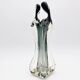 Vase Sculpture Murano Formia The Lovers Sommerso Smoke Green 33cm
