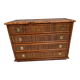 Vintage chest of drawers in bamboo and wicker 1970