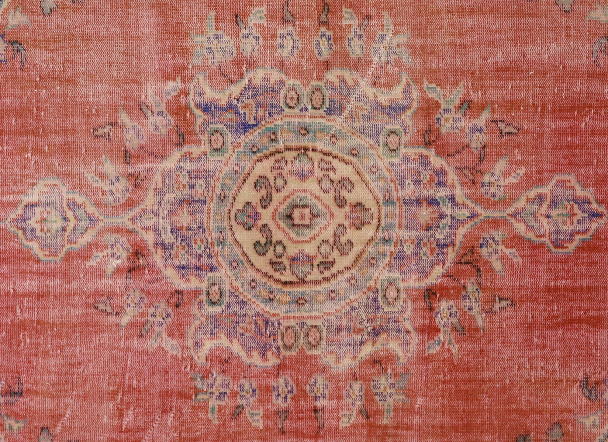 Anatolian handmade vintage rug 304 cm x 186 cm