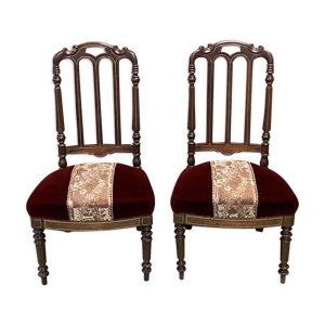 Paire de chaises Napoléon