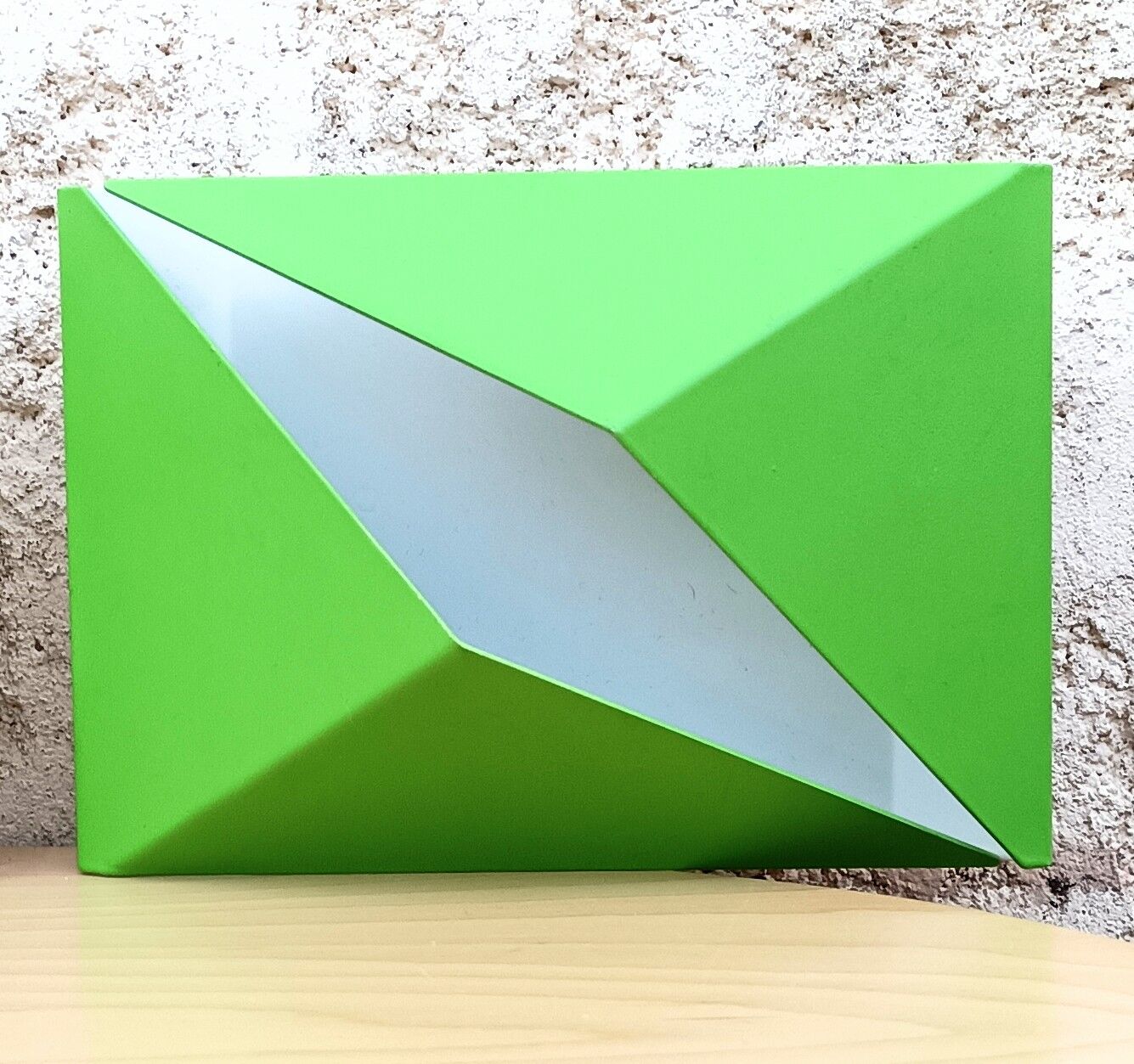 Wall lamp shape vintage origami