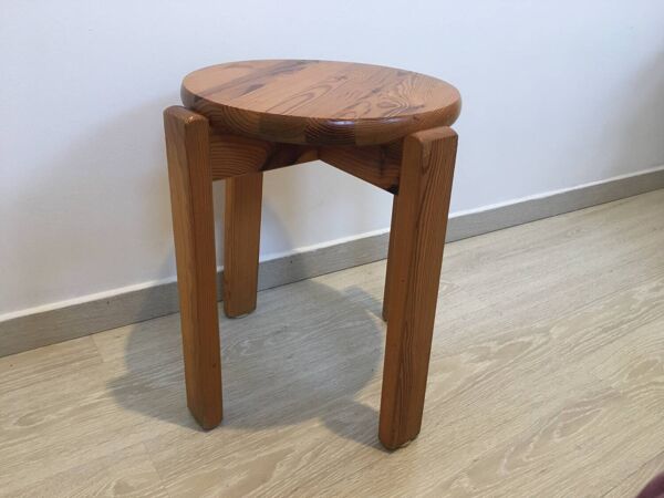 Tabouret chalet en pin