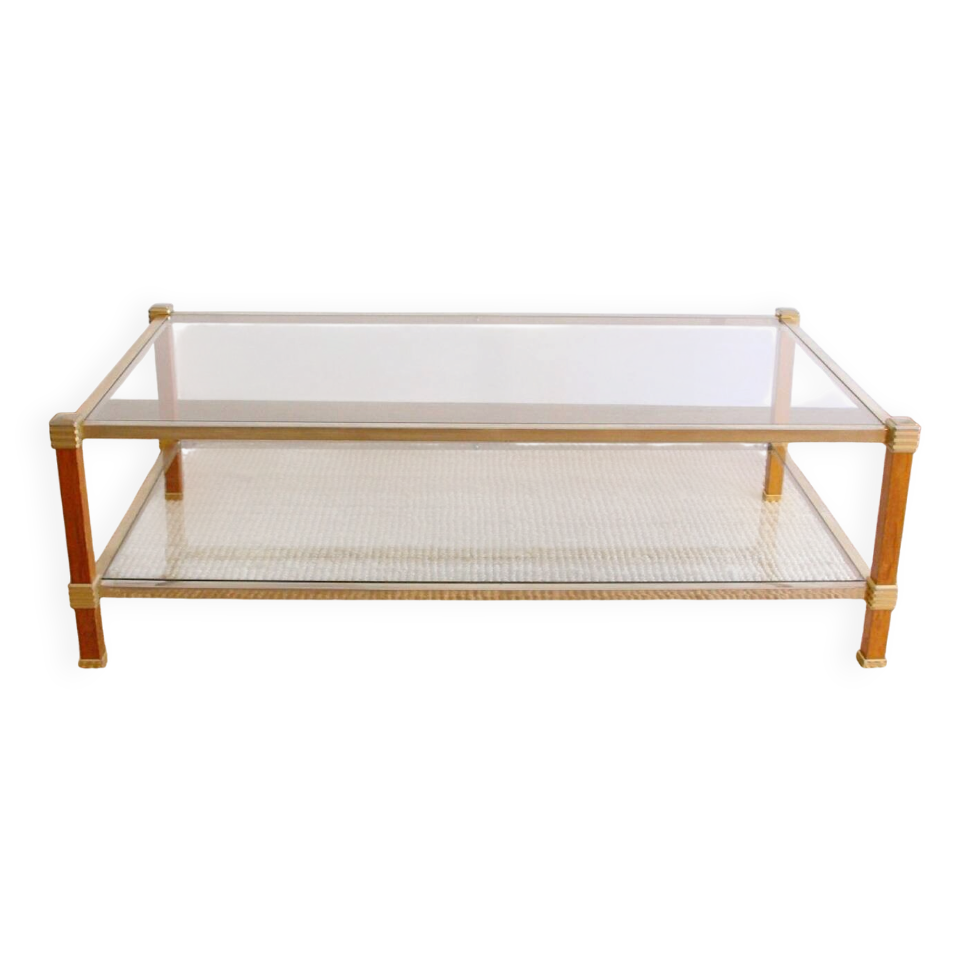 1970s double-top coffee table