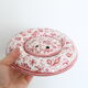 French ceramic flower picks, handicrafts, vintage, Brittany, France