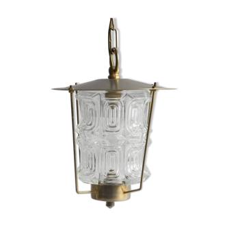 Golden metal lantern