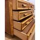 Commode cannage et bambou