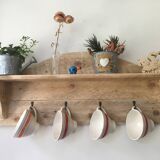 pallet wood wall shelf