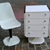 Tulip leg commode design, French manufacturing by Gautier.