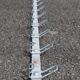 Grey school wall hanger 12 hooks 1800mm