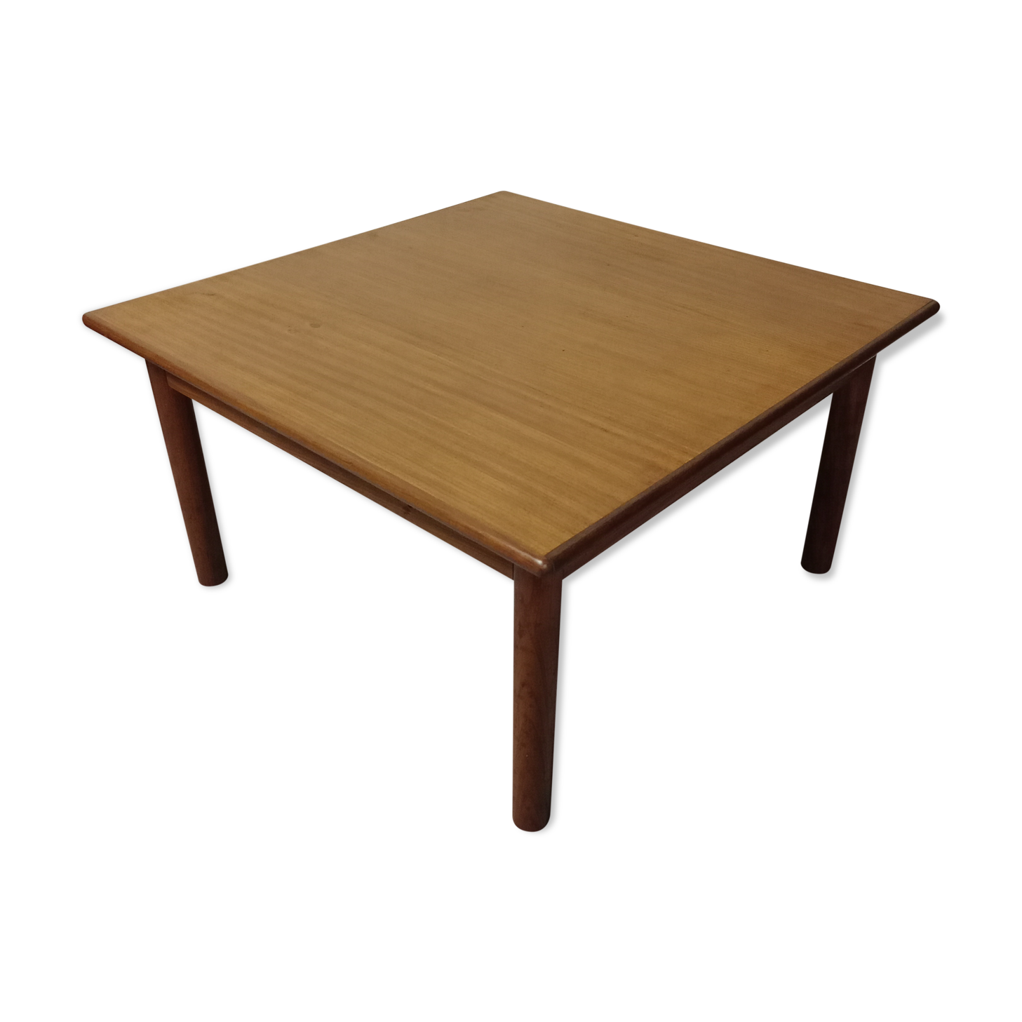 Scandinavian design teak square coffee table