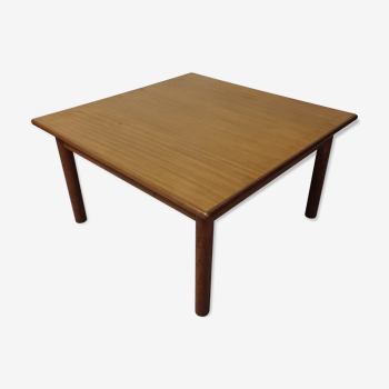 Scandinavian design teak square coffee table